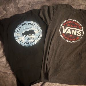 2 vans men’s t-shirts
